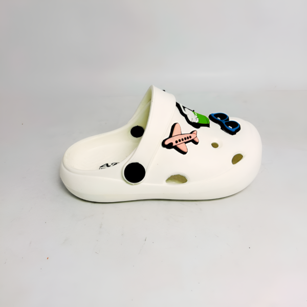 White crocs for Kids - Image 2