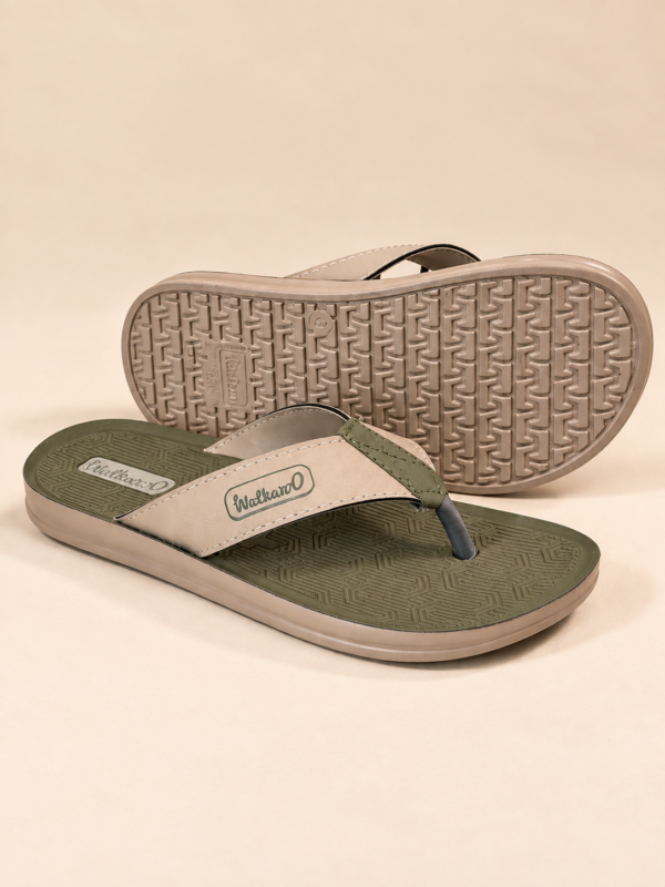 Welkaroo Men's Olive Toe-Post Walker Sandals