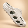 ABROS Men's Beige Slip-On Walker Clogs with Ventilated Design