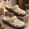 APL Men’s White & Dark Grey Clog Walker with Heel Strap