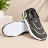 W-WELCO Women’s Grey Slip-On Casual Walking Shoes