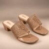 Carrie Woven Chic Black Sandals